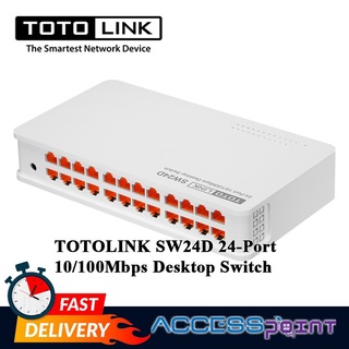 Switch Chia Mạng 24 Cổng Rj45 Totolink SW24D 10 100Mbps thumbnail