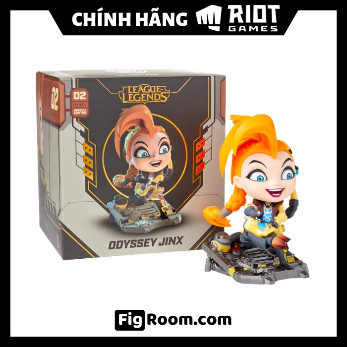Mô hình Jinx Siêu Quậy Không Gian Chibi - ODYSSEY JINX FIGURE  - Figure LOL Liên Minh Huyền Thoại