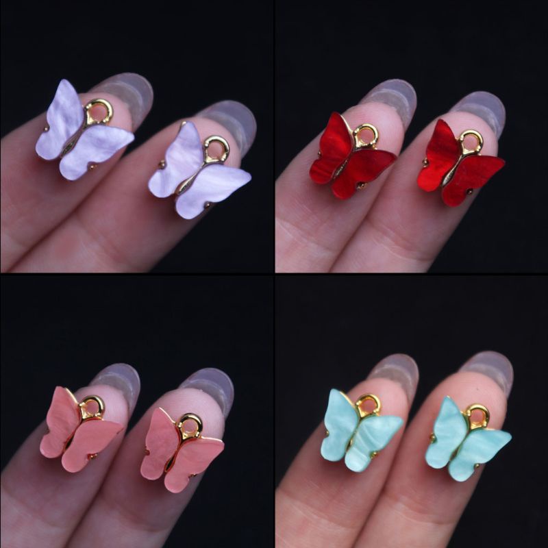 Sa Set 20 Mặt Vòng cổ Hình Bướm May Mắn