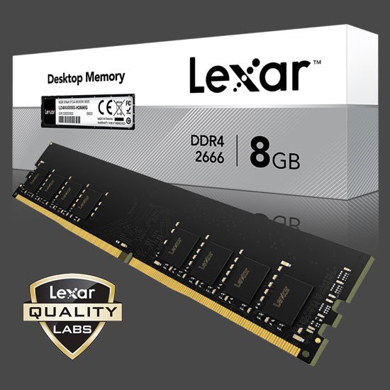 Ram Lexar DDR4 8GB/2666 (8GB x1) Tem Mai Hoàng Phân Phối !