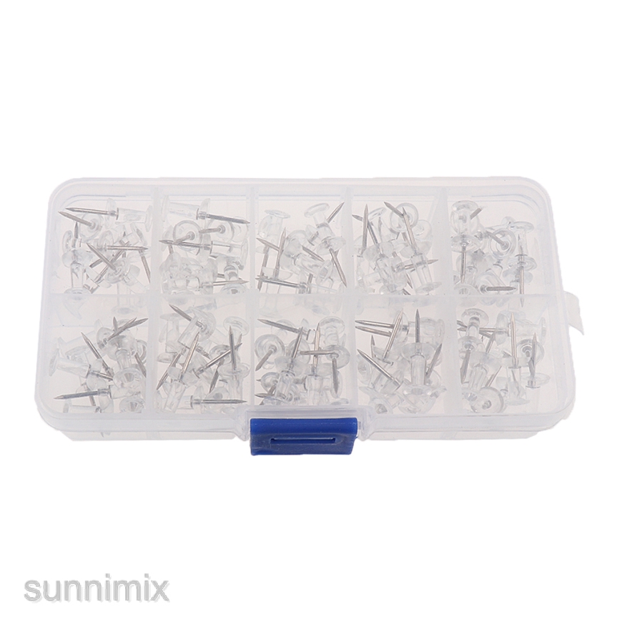 100pcs Drawing Pins Thumb Tacks Push Home Office Supplies Thumbtack