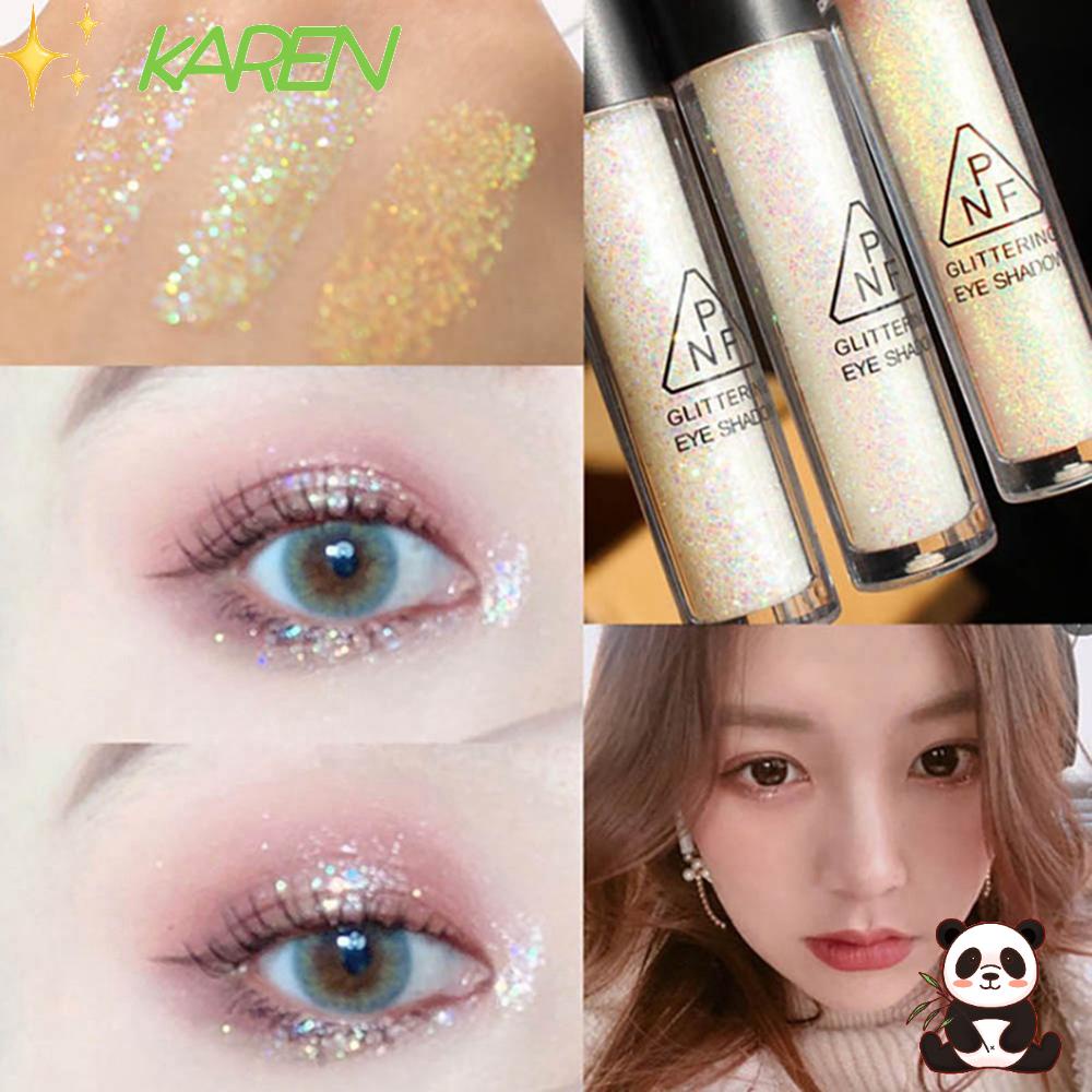 [Hàng mới về] Phấn mắt nhũ kiêm kẻ mắt dạng lỏng lấp lánh chống thấm nước lâu trôi trang điểm dự tiệc