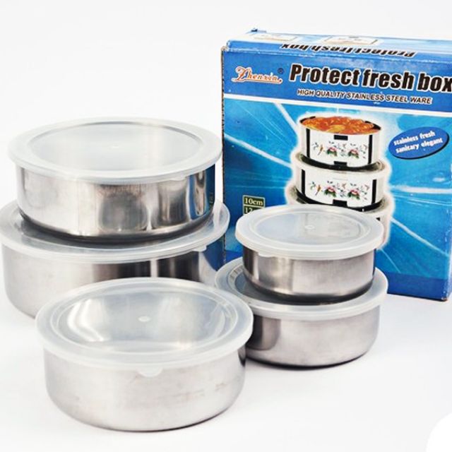 Thố lạnh inox bộ 5 cái