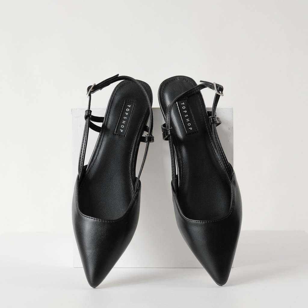 Giày bệt mũi nhọn quai slingback xuất Anh của nhà 𝗧.𝗢.𝗣 𝗦.𝗛.𝗢.𝗣