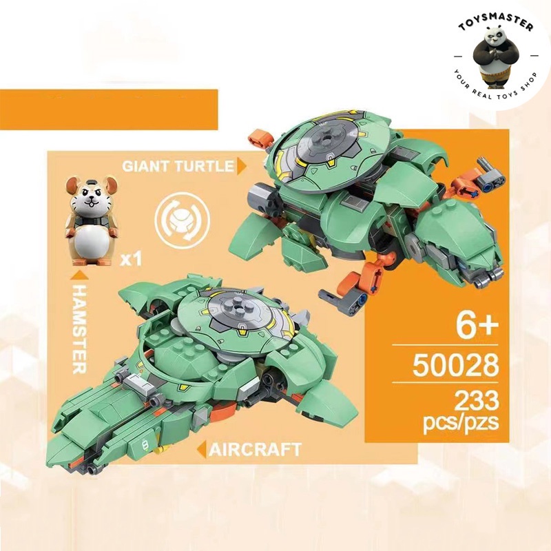 Đồ Chơi Lắp Ráp Kiểu LEGO Mô Hình Quả Bóng Robot Chuột Hamster 12in1 Over Watch Với 227 Mảnh Ghép