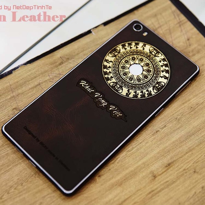 Miếng dán da điện thoai Bphone 3–  Da bò thật 100% - chính hãng Nét Đẹp Tinh Tế