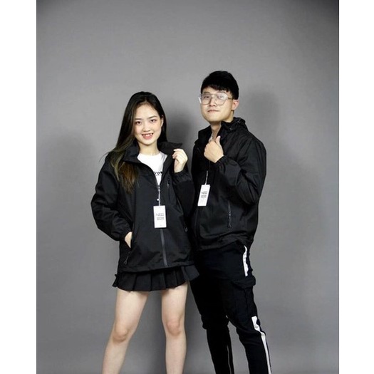 Áo khoác gió chống thấm nước nam nữ 2 lớp tráng bạc, cản gió, tia UV, hàng cao cấp xuất khẩu