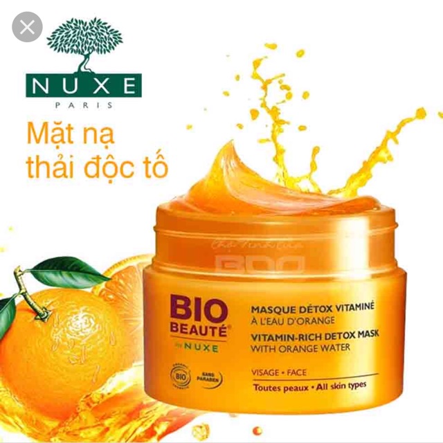 Mặt nạ thải độc Bio nuxe