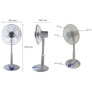 Quạt đứng Panasonic F-307KHB(màu xanh)/F-307KHS(màu bạc)