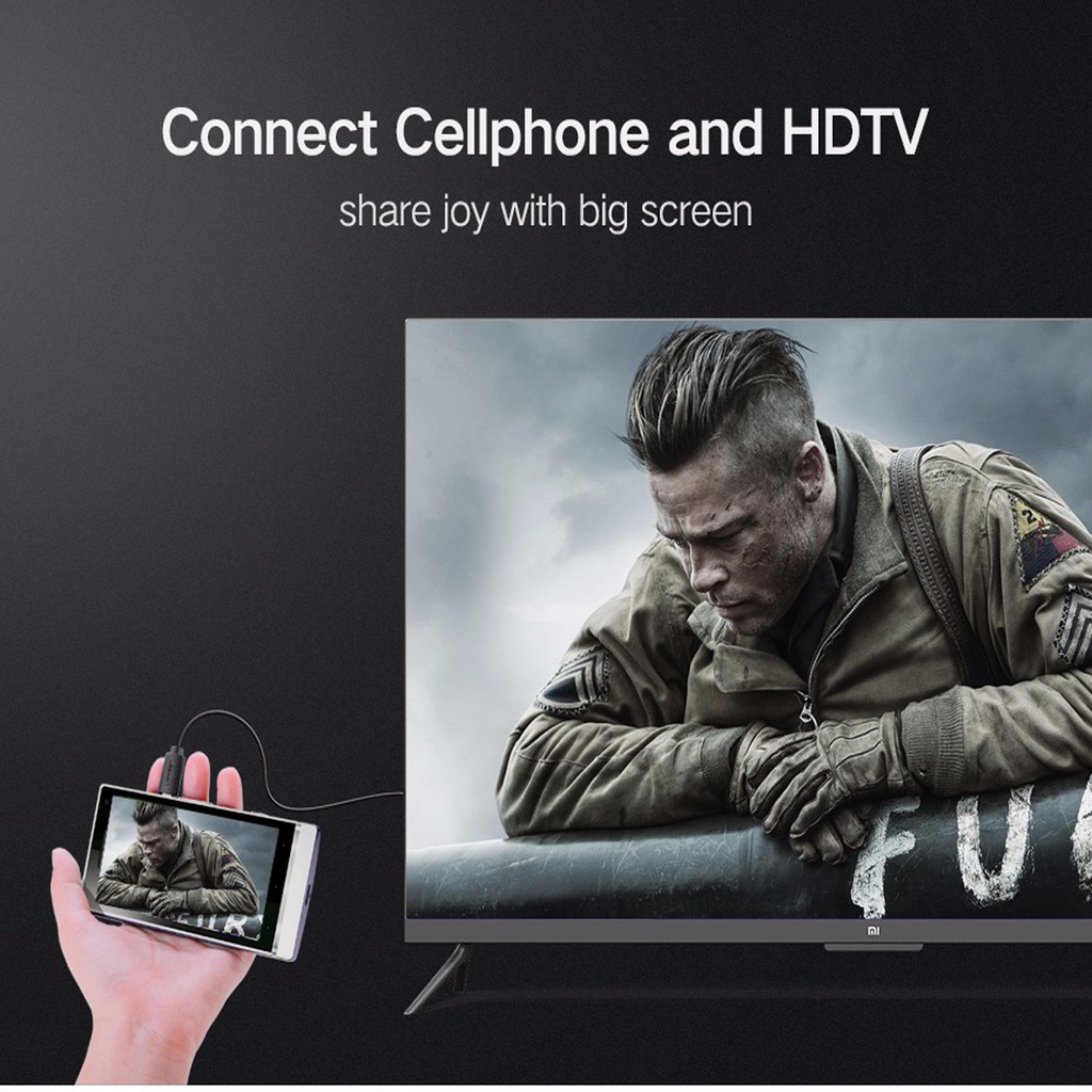 Cáp Micro HDMI ra HDMI hỗ trợ 3D 4K@60Hz Chính Hãng UGREEN HD127 HD109 Cao Cấp
