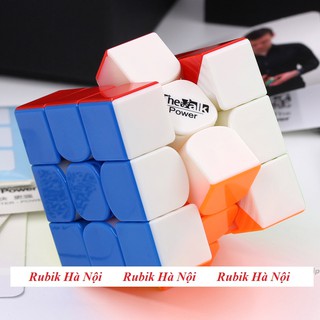 Rubik 3x3. Qiyi Valk 3 Power  White/Stickerless/Có Nam Châm