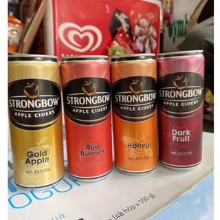 Nước Táo Lên Men STRONGBOW Lon 330ml (4vị)