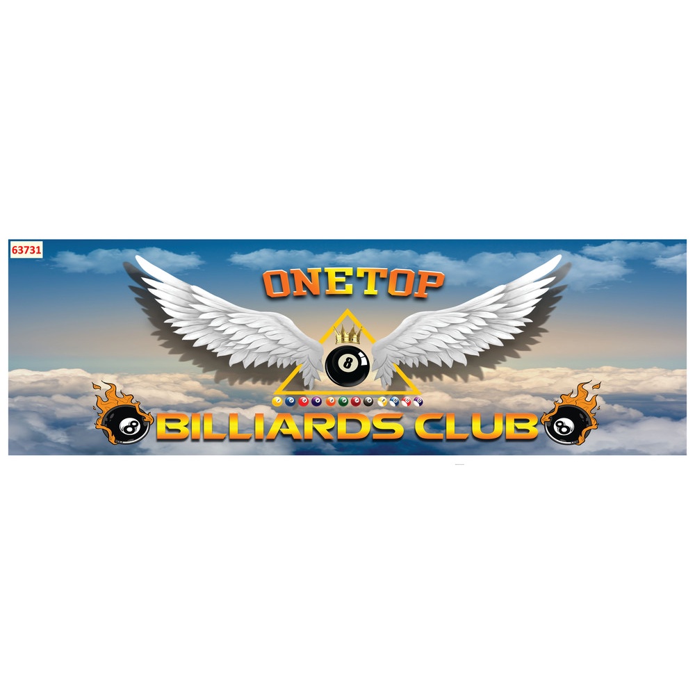 Tranh dán tường 3D Club bida in theo kích thước yêu cầu – Không giới hạn kích thước