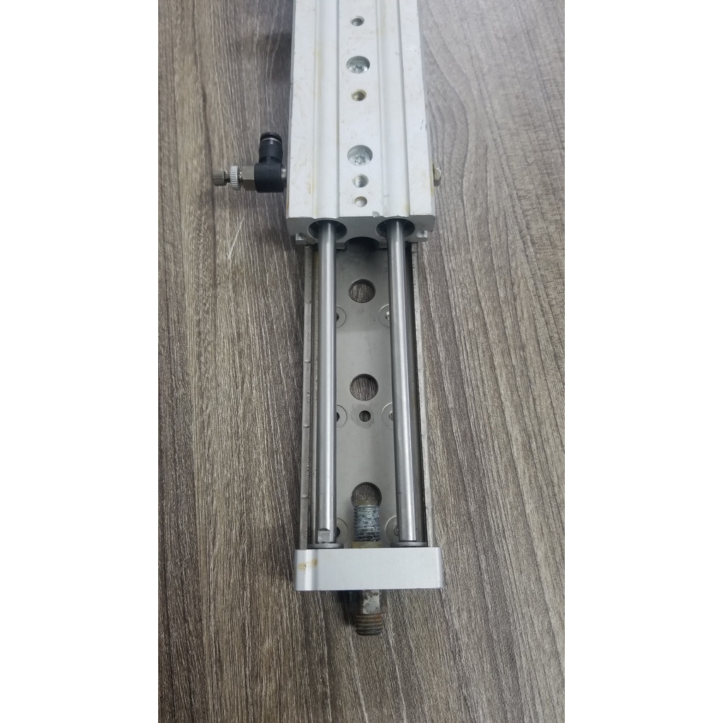 Xy lanh trượt SMC  MXQ12A-100ZF hành trình 100mm + Tặng đầu nối khí nén