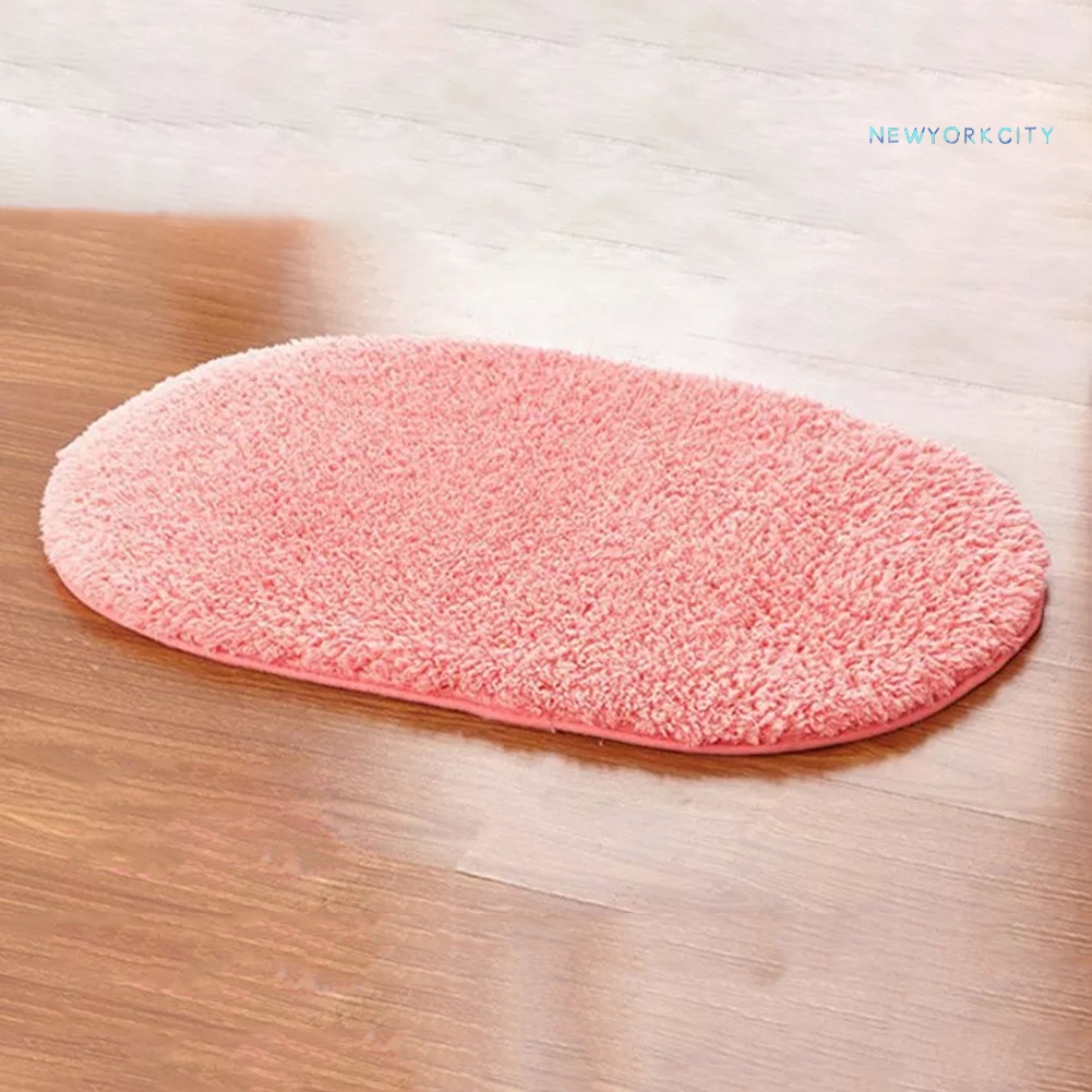 Thảm Lót Sàn Lông Nhung Thấm Hút Nước Chống Trượt Nhiều Màu Sắc