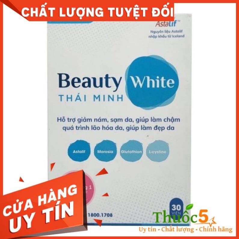 [GIÁ GỐC] Beauty White Thái Minh-Hỗ trợ giảm nám,sạm da hộp 30v