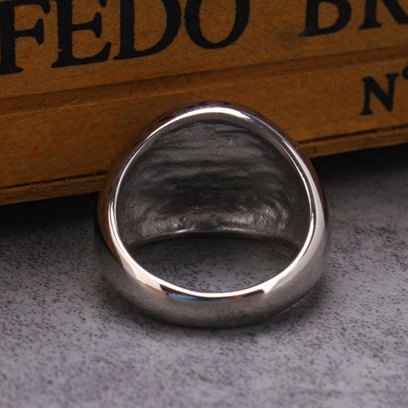 Nhẫn Thép Không Gỉ Hình Mỏ Neo Thời Trang