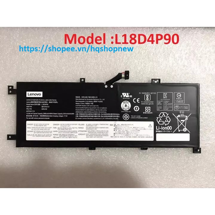 Pin laptop lenovo ThinkPad L13 Yoga 02DL031 L18D4P90