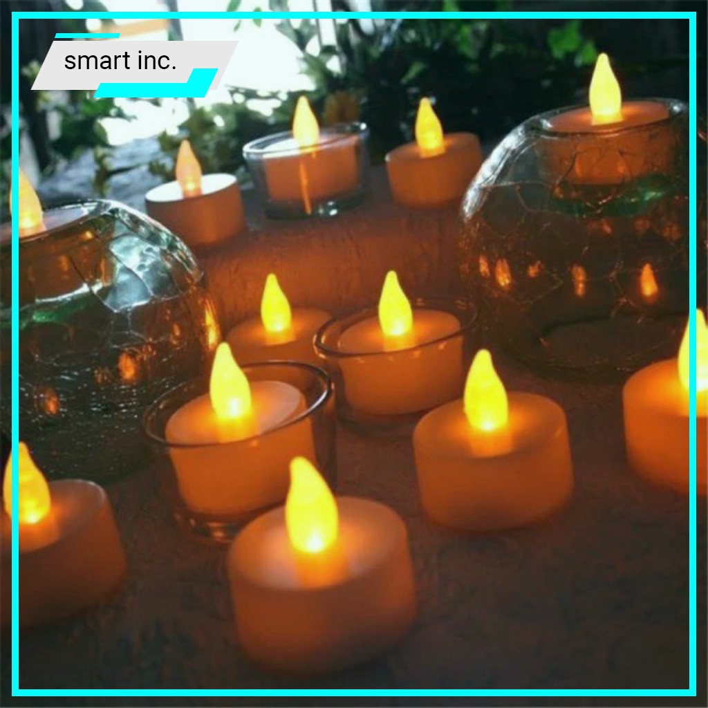 Đèn Cầy Điện Tử Tim Lắc Cao Cấp Tealight 👄FREESHIP👄 Nến Điện Tử Pin Led Mini Decor Tỏ Tình Trang Trí Sinh Nhật