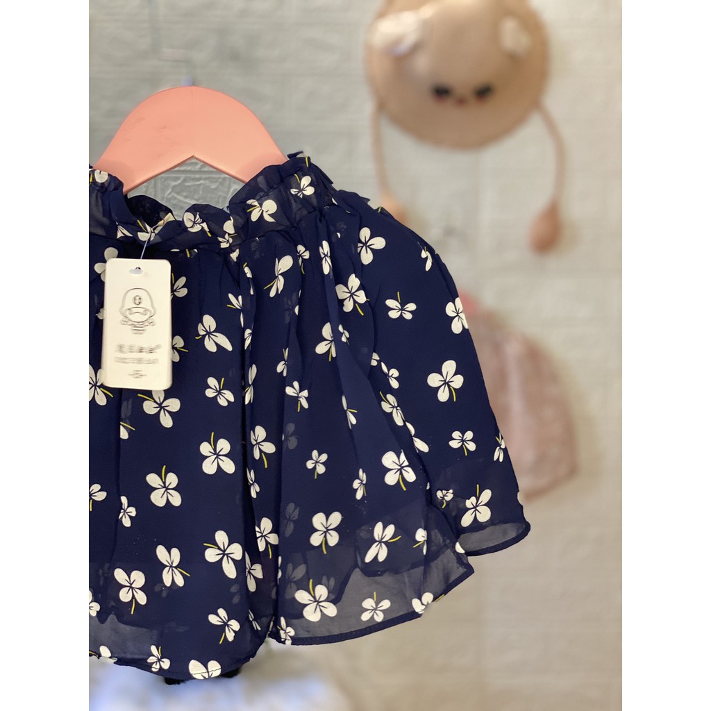 chân váy voan hoa bé gái size 9-17kg