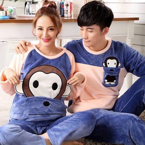 áo nữ đồ bộ pyjama Đầm Ngủ Pijama Quyến Rũ Cho Cặp Đôi Đồ ngủ đôi đồ mặc nhà thu đông lụa cặp đôi cao cấp nam