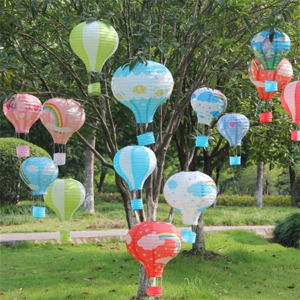 Lồng Đèn Giấy 3 &quot;30CM 12&quot; Trang Trí Tiệc