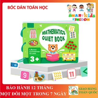 Bóc dán Toán học thông minh - Học liệu Bóc dán Montessori giáo dục sớm cho bé từ 3 tuổi