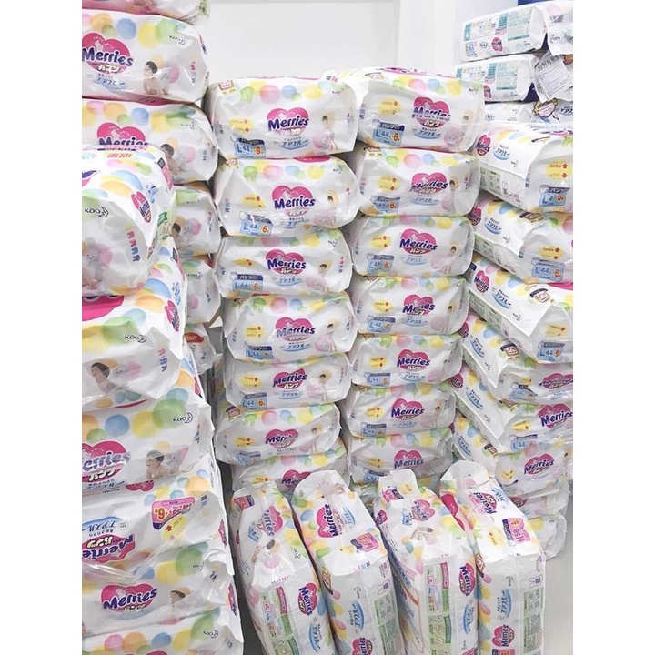 *DollarBaby* Bỉm MERRIES Cộng Miếng Nội Địa Nhật Đủ Size M/L/XL/XXL Dạng Quần Và Tã Dán Cho Bé