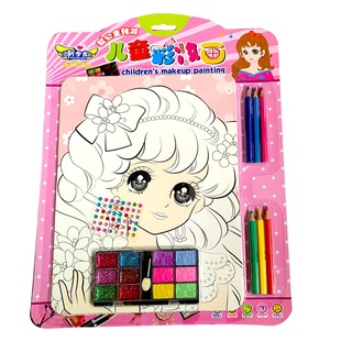 Tranh 3d trang điểm cho công chúa và búp bê