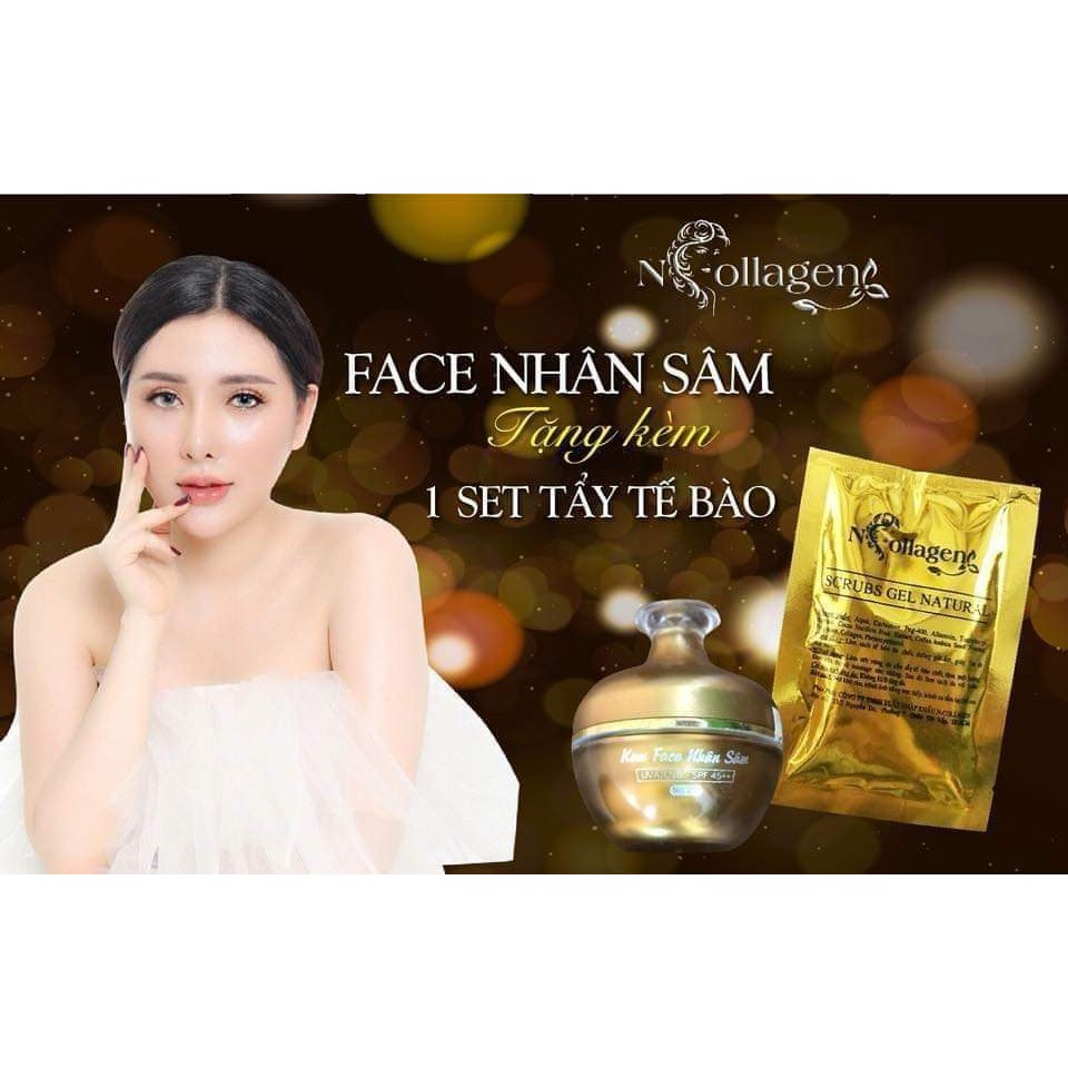 Kem Face Nhân Sâm N - COLLAGEN xóa mụn mờ thâm nám GIÁ SỈ 100%