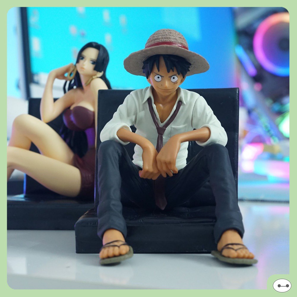 MÔ HÌNH LUFFY, BOA HANCOCK NGỒI SOFA 12CM Chopper Gaming Gear