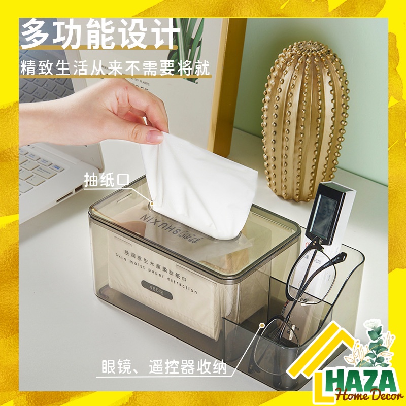 Hộp Đựng Khăn Giấy Rút Trong Suốt Phòng Khách, Hộp Khăn Giấy Decor Để Bàn Siêu Sang