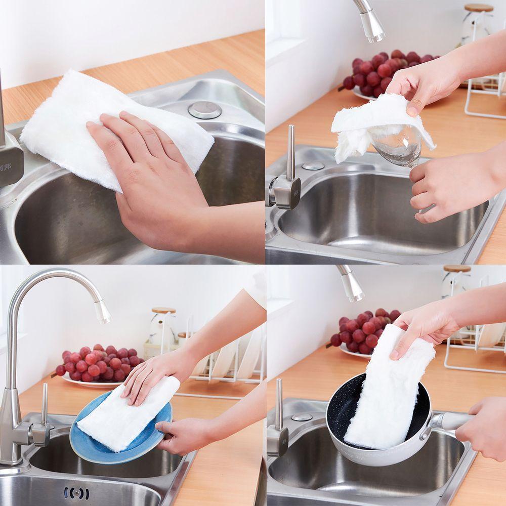 Set 5 Khăn Lau Thấm Hút Tốt Chống Dầu Mỡ Tiện Lợi Cho Nhà Bếp