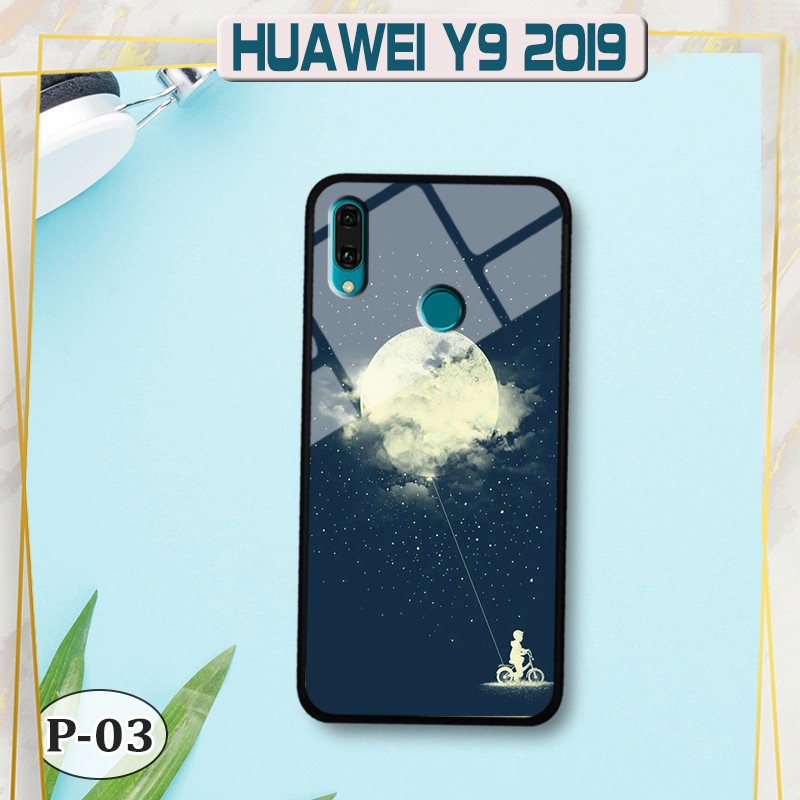 Ốp lưng kính Huawei Y9 2019- hình 3D