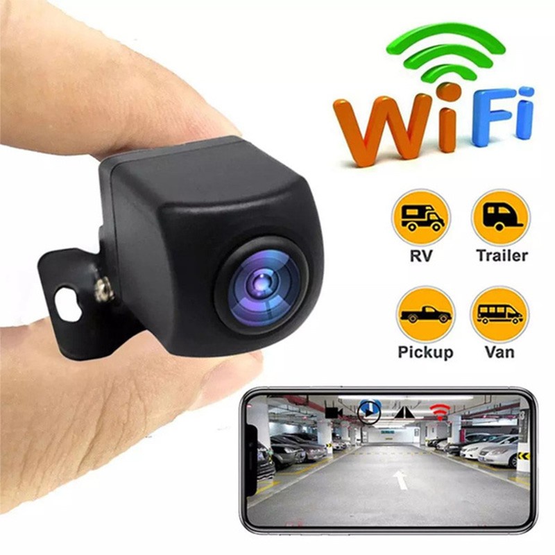 Camera quan sát phía sau xe hơi không dây HD kết nối wifi chống nước hỗ trợ quay đêm
 | BigBuy360 - bigbuy360.vn