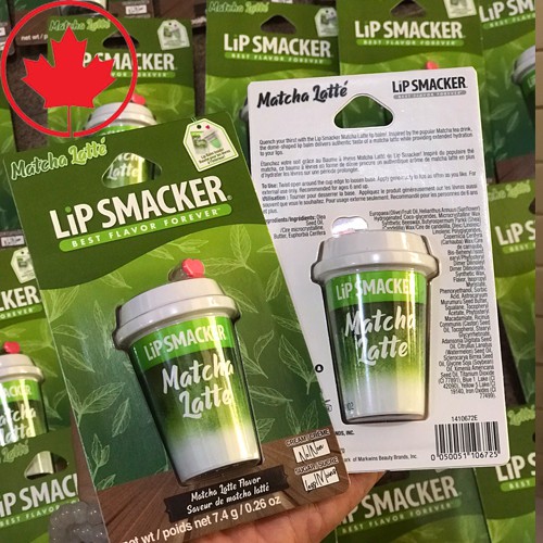 [Chính hãng] Son Dưỡng Son Trà xanh matcha – Lip Smacker Matcha Latte (hàng chuẩn Mỹ)