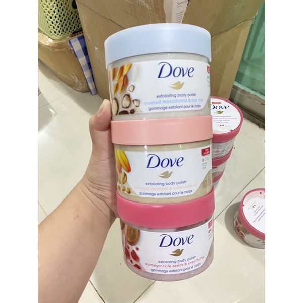 TẨY TẾ BÀO  CHẾT DOVE EXFOLIA BODY POLISH ( BẢN MỸ )