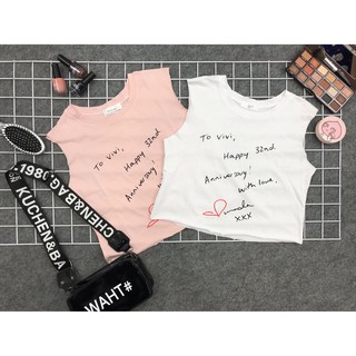 Áo Thun TankTop Mùa Hè[ Hàng Có Sẵn+Ảnh thật]