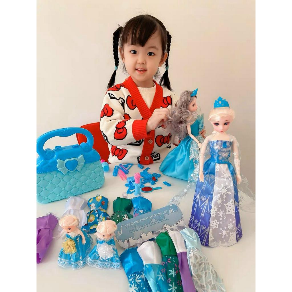 Đồ chơi bé gái - Búp bê ELSA - Búp Bê Tóc Mây - Quà tặng sinh nhật