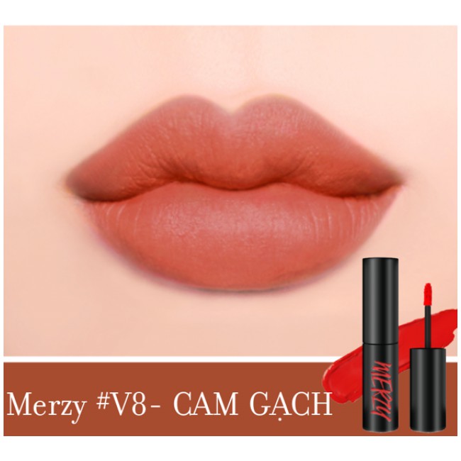 Son Kem Lì Merzy V8 - Cam Đất Another me The First Velvet Tint