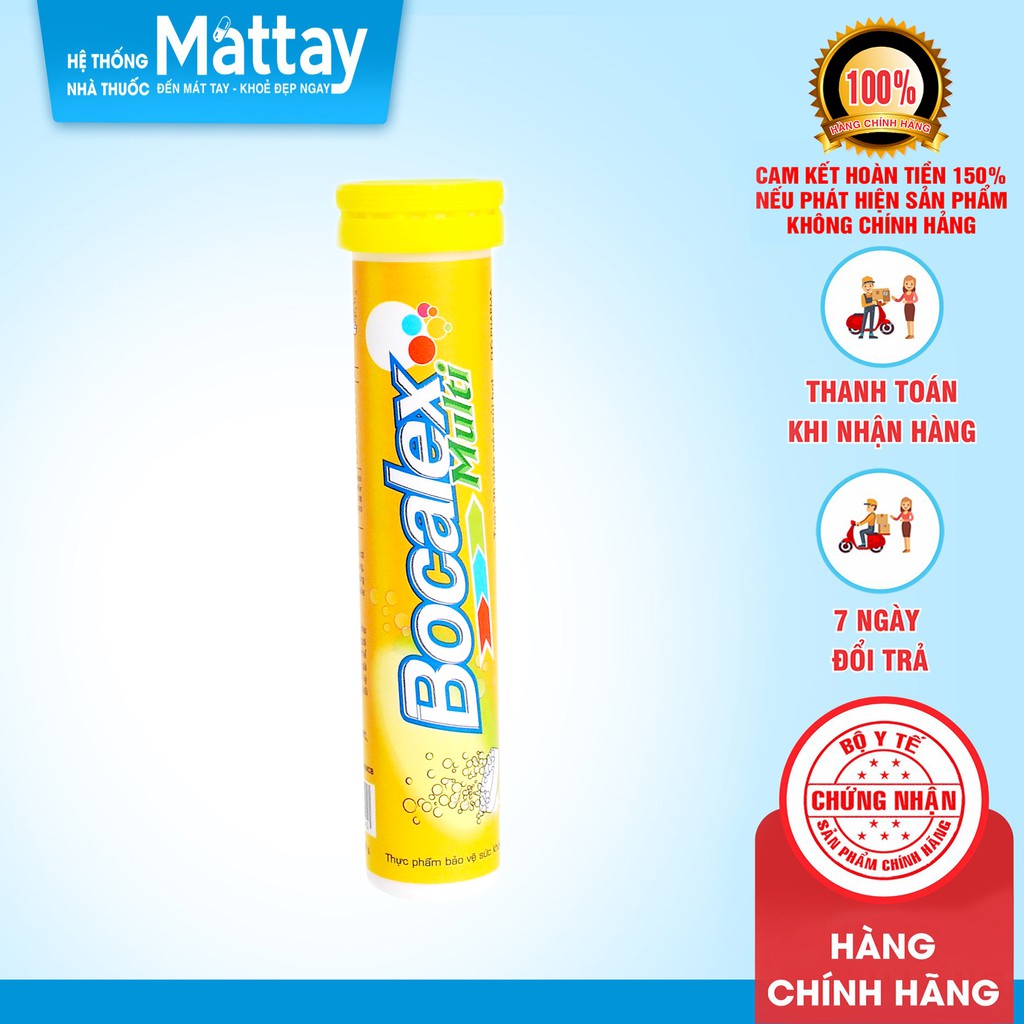 Bocalex Multi - Tuýp 20 viên - Bổ sung vitamin cho cơ thể