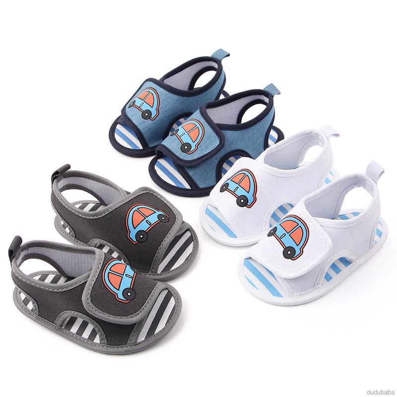 Giày Sandal Đế Mềm Họa Tiết Hoạt Hình Chống Trượt Cho Bé Trai Và Gái