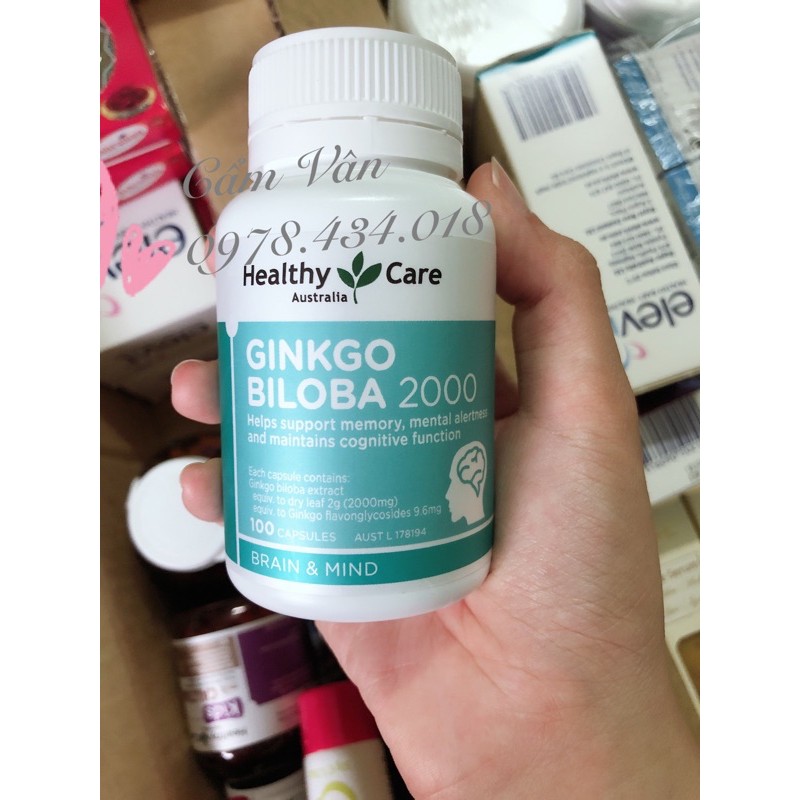 Thuốc bổ não Ginkgo Biloba Healthy Care