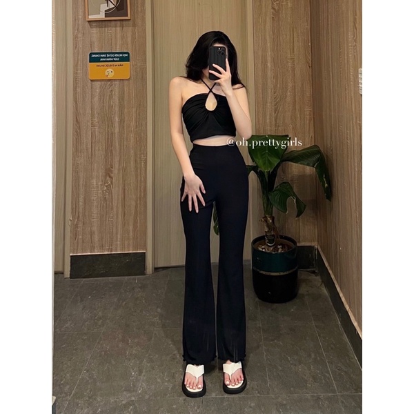 Set áo + quần loe Kendall Set