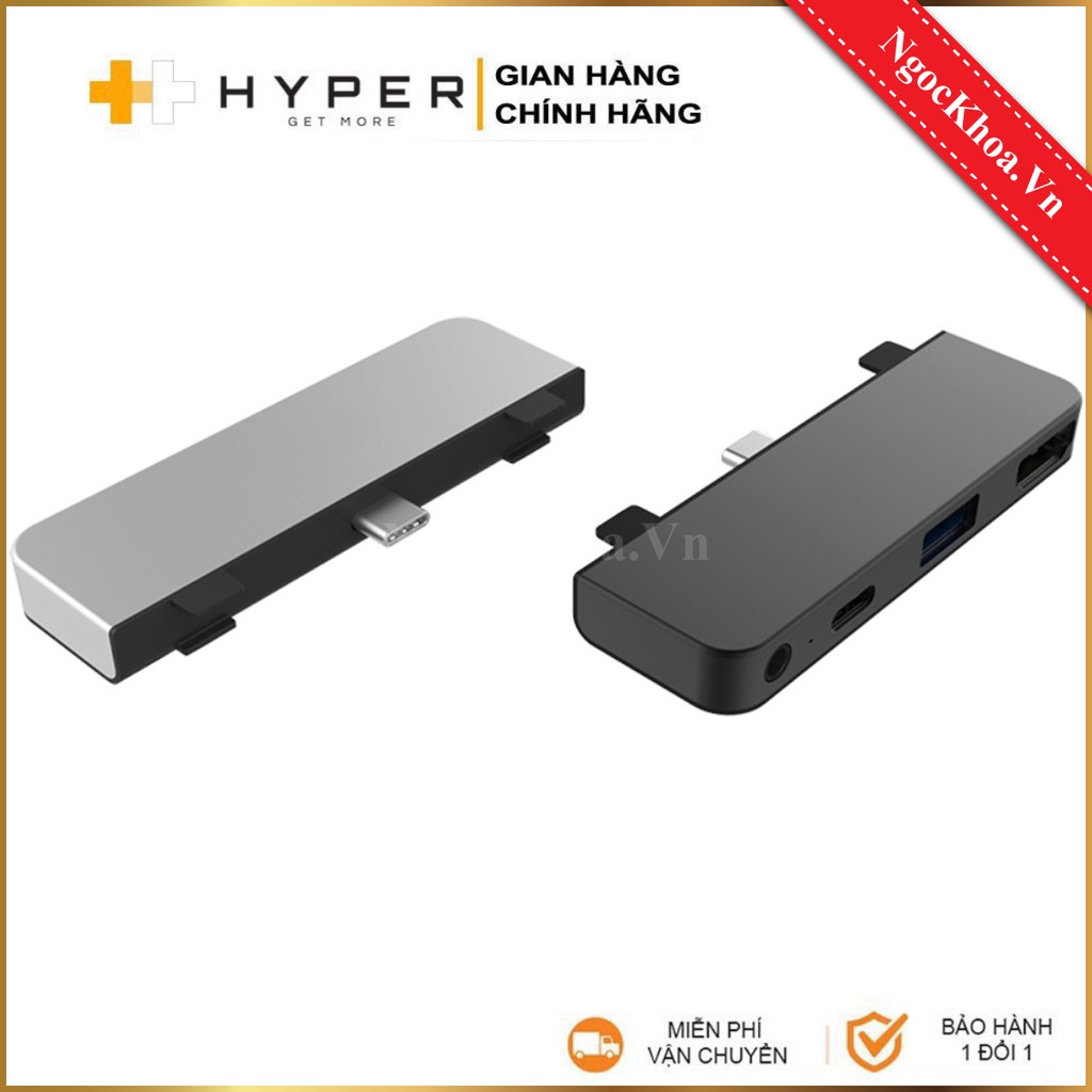 Cổng Chuyển Cho iPad 4-in-1 HDMI 4K/30Hz HyperDrive USB-C Hub ( HD319E ) - Phân Phối Chính Hãng