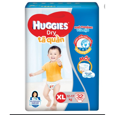 Tã bỉm quần Huggies SIZE XL 32M