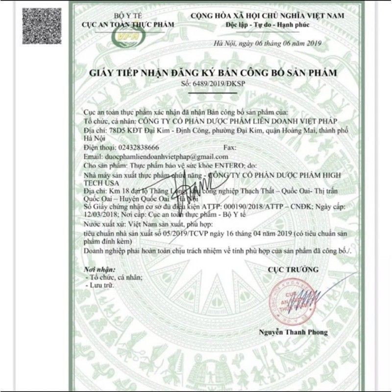 Men nước Enter Plus giúp cân bằng hệ vi sinh đường ruột.