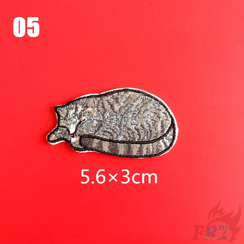 ☸ Pets &amp; Animals：Sleeping Cats Iron-on Patch ☸ 1Pc Diy Sew on Iron on Badges Patches