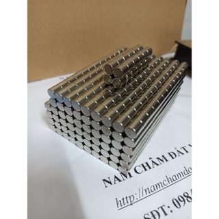 Combo 10 viên Nam châm hình trụ tròn D8x8 mm, lực hút mạnh giá ưu đãi