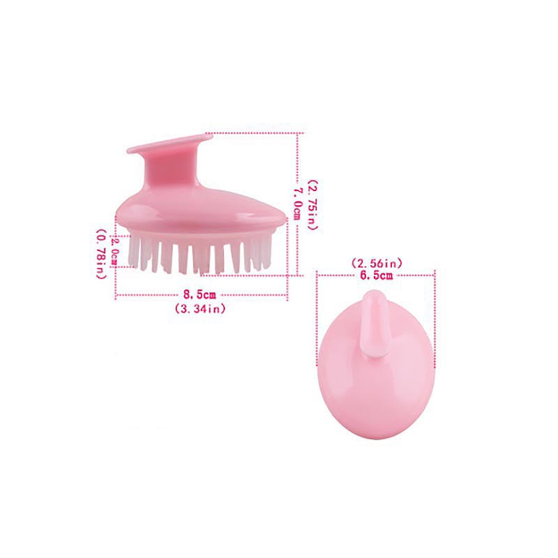 Bàn chải silicone mềm mát xa da đầu khi gội đầu | BigBuy360 - bigbuy360.vn
